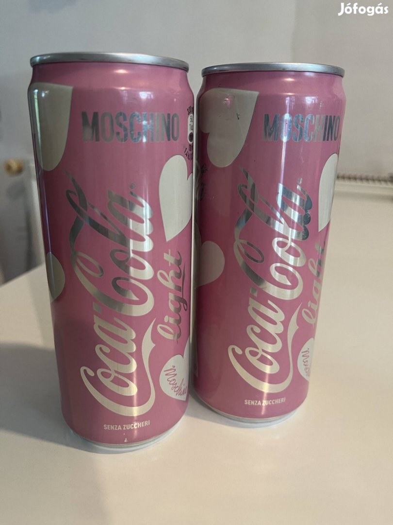 Coca cola Moschino limitált+alupalackos limitált coca cola!