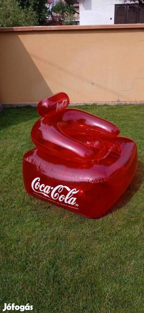 Coca-cola felfújható fotel-retró, Coca Cola