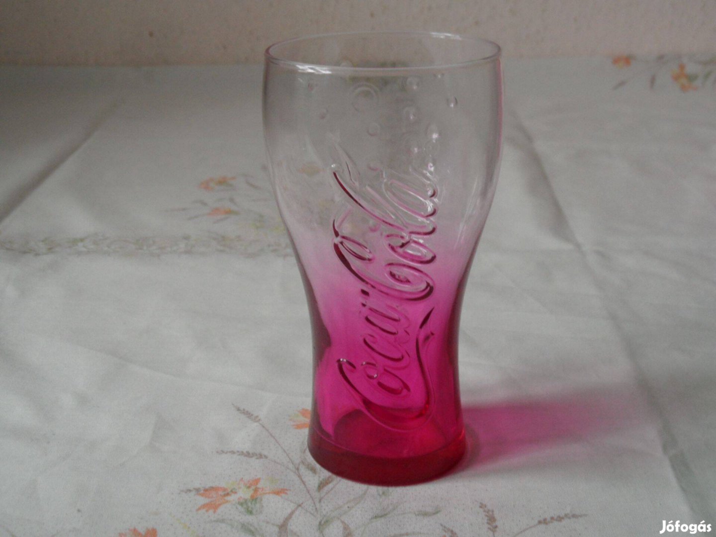 Coca cola pohár ( 3 dl.-es, Rózsaszín )