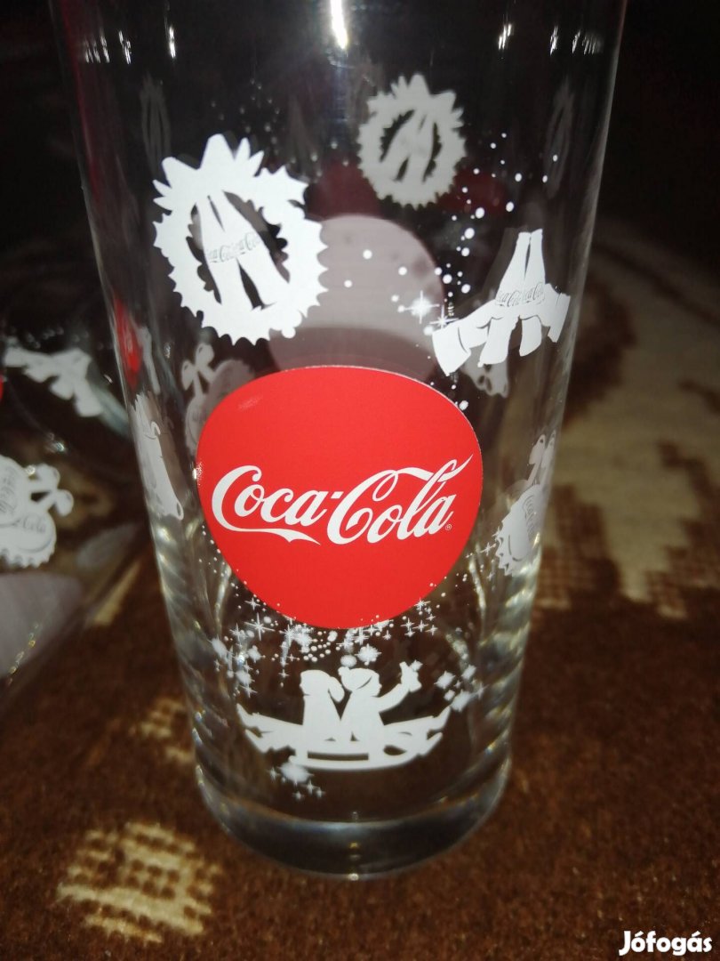 Coca cola poharak. 4 db Ünnepi kiadás! 