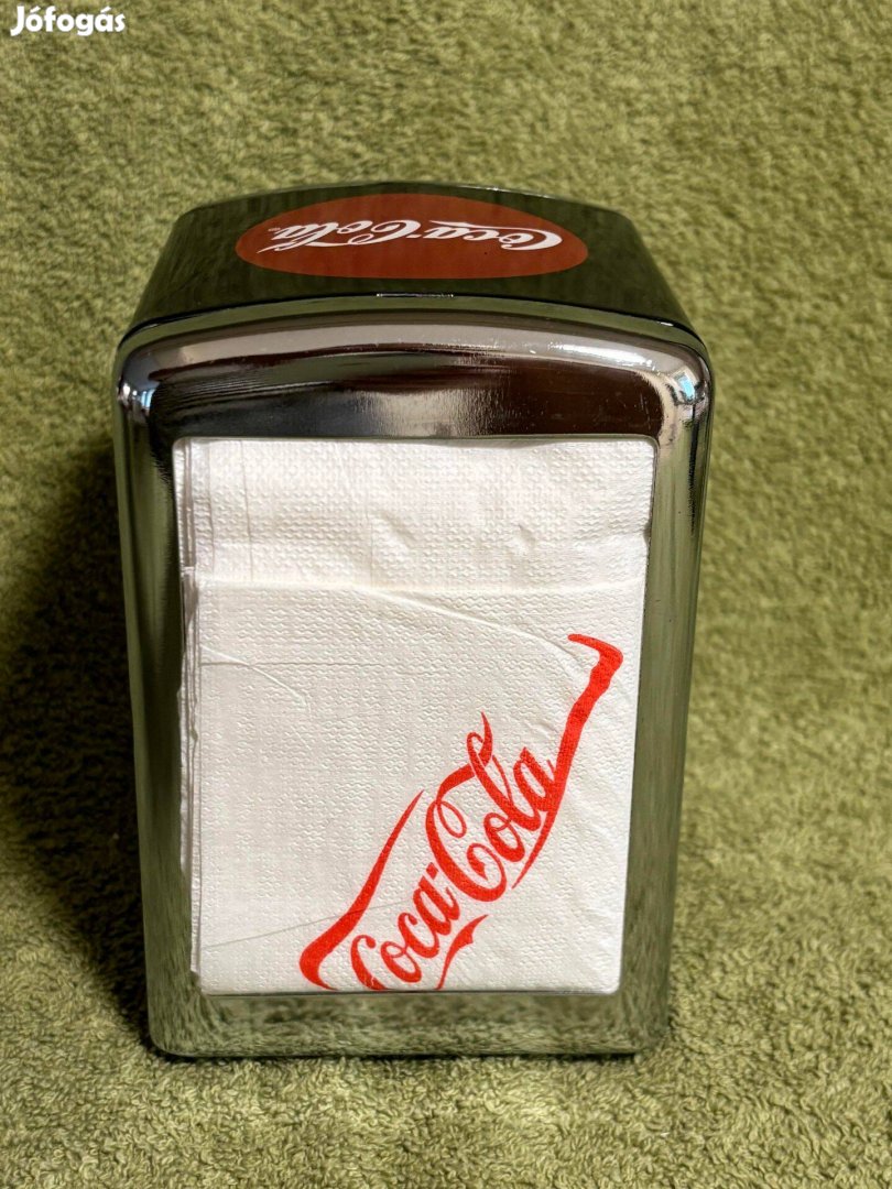 Coca-cola szalvétatartó, szalvéta