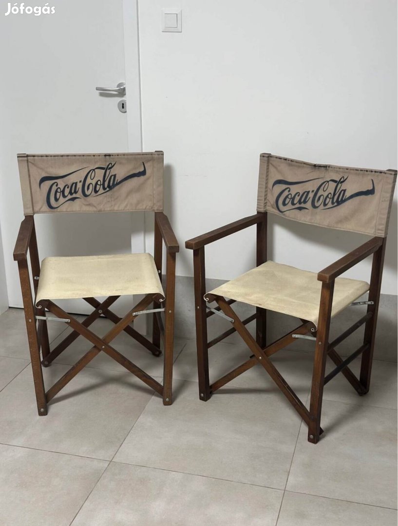 Coca cola szék (2db) összecsukható kerti szék,
