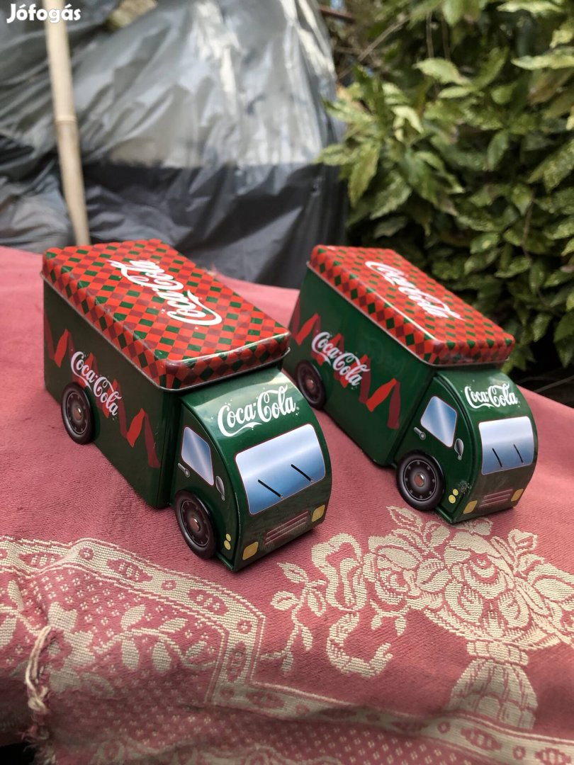 Coca cola teherautó fém doboz 4000 Ft db
