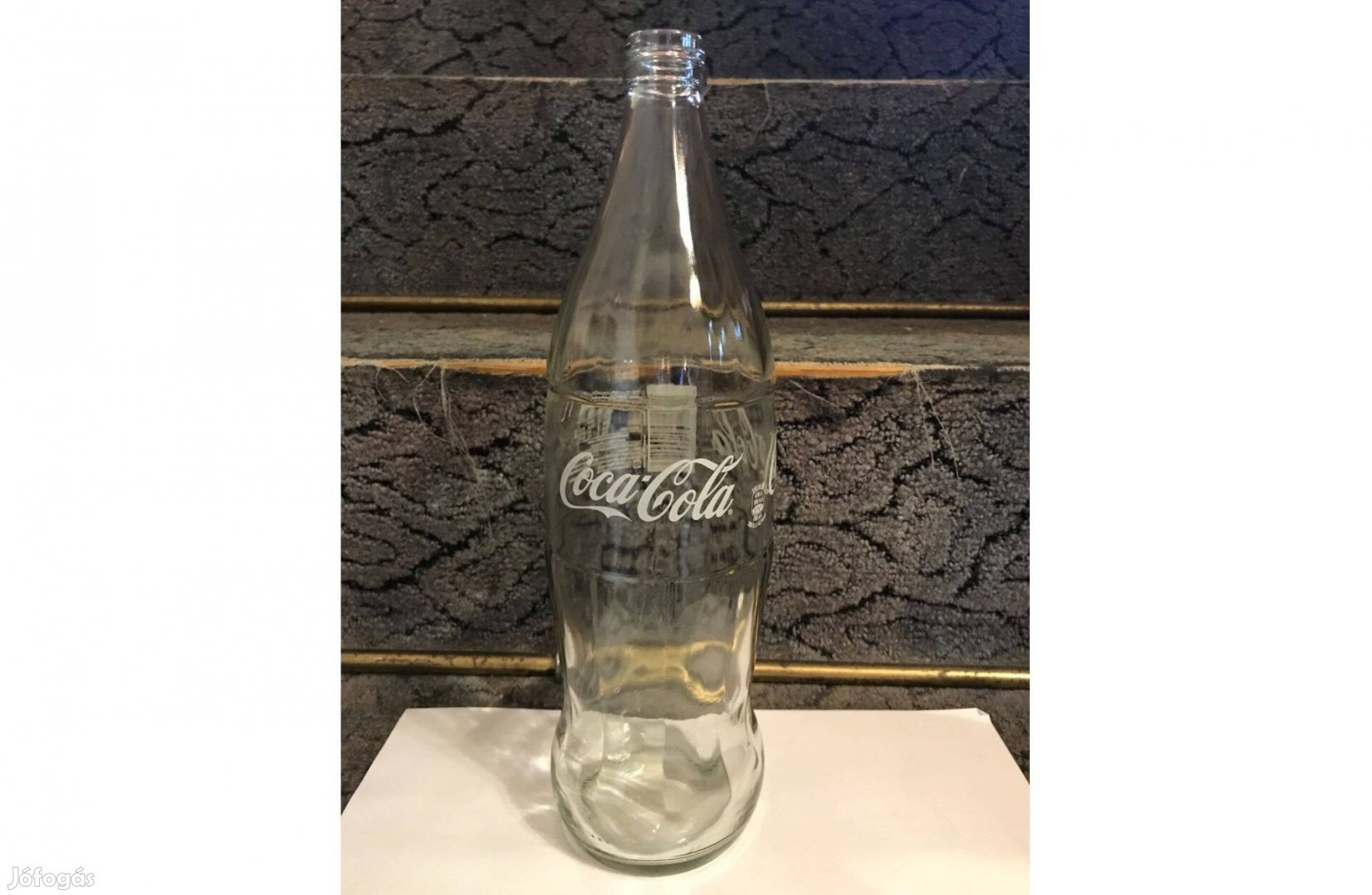 Coca-cola üveg, palack 1 liter Posta megoldható coca-cola palack