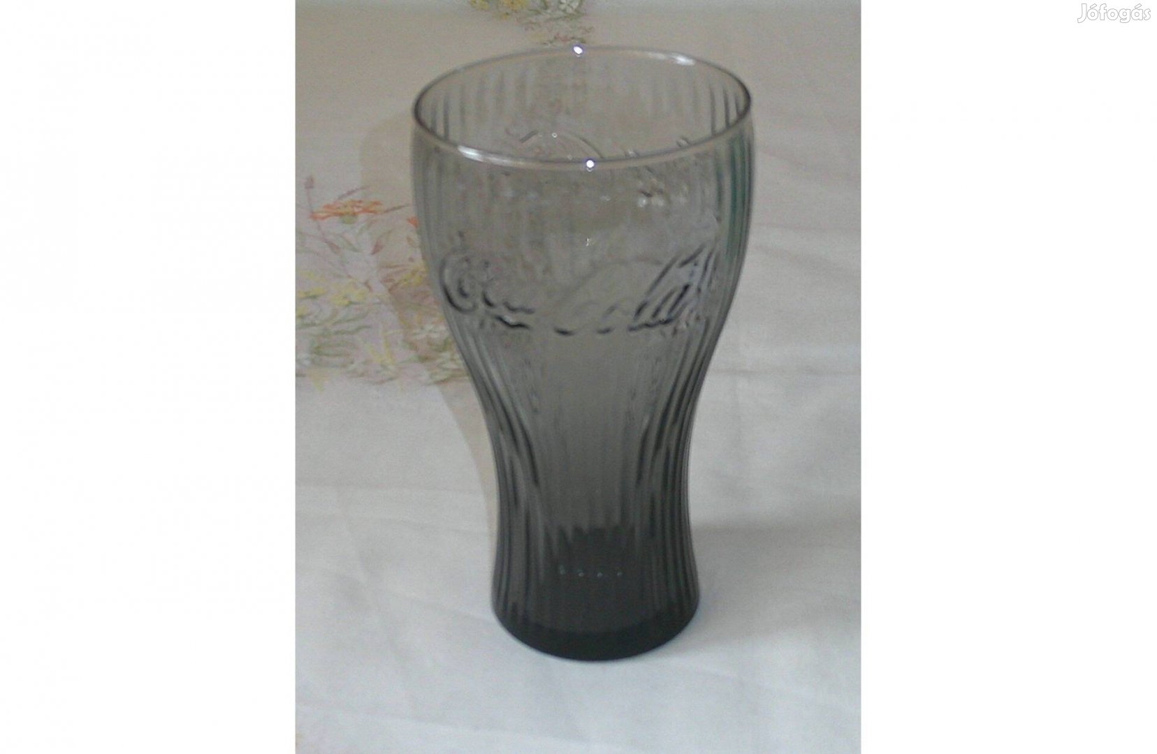 Coca cola üveg pohár 3 dl. Szürke