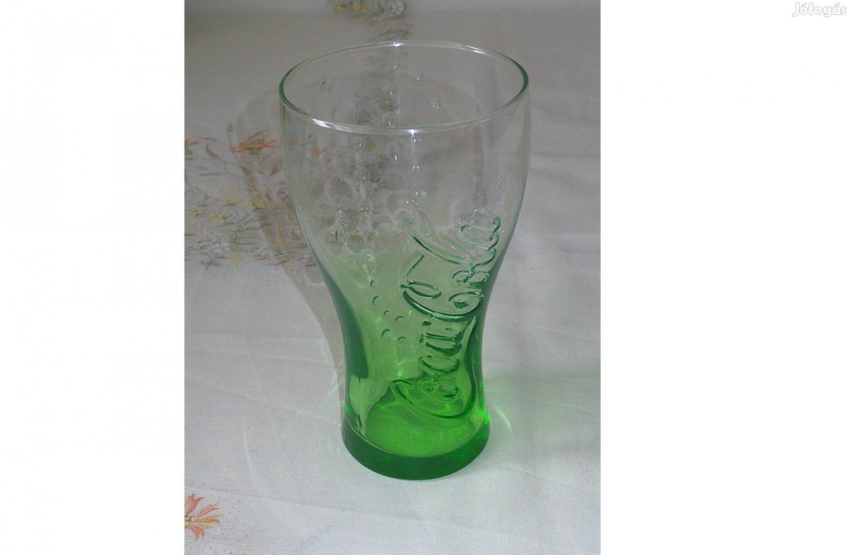 Coca cola üveg pohár 3 dl. Zöld