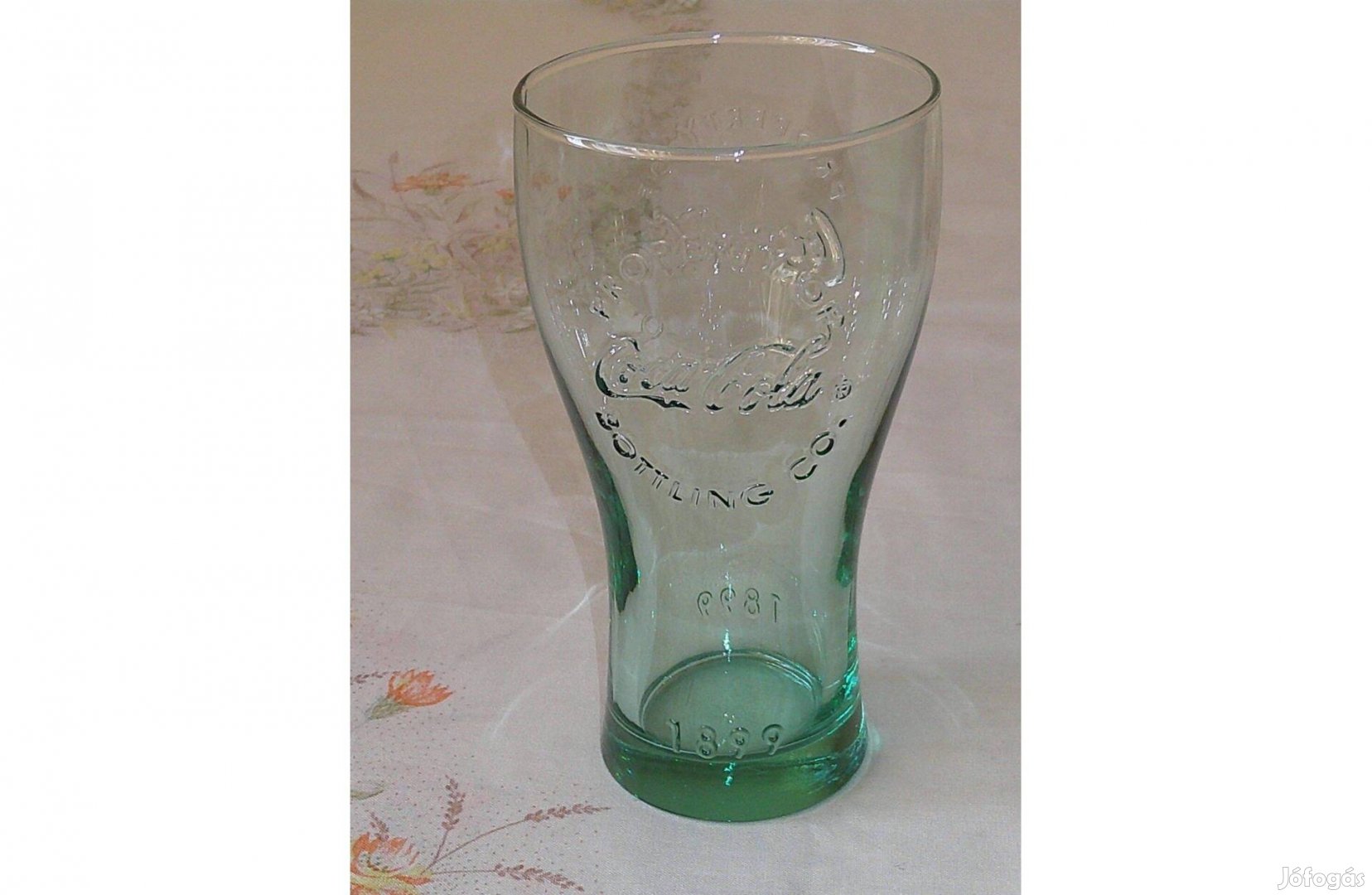 Coca cola üveg pohár 3 dl. Zöld