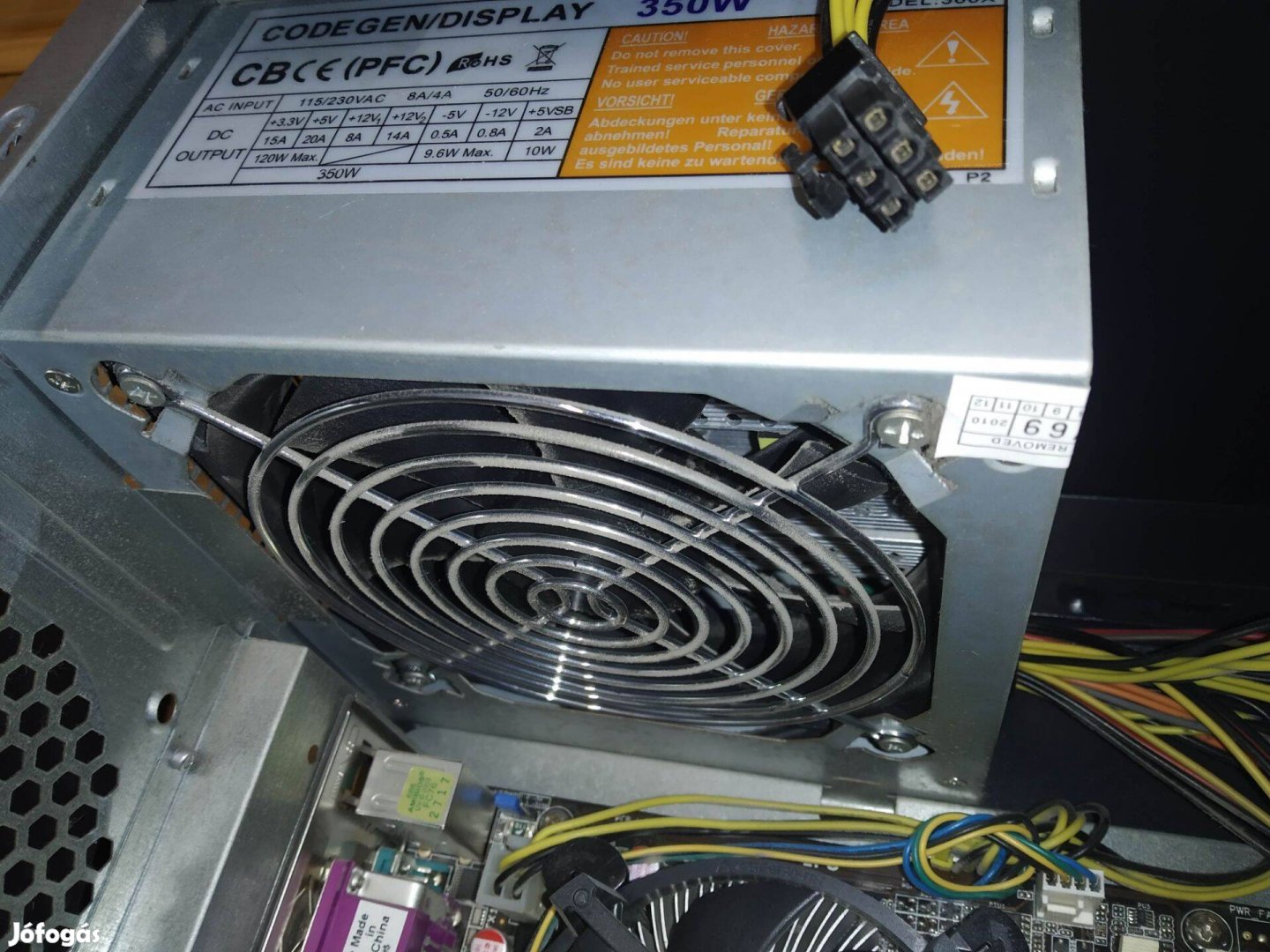 Codegen 350W SATA PSU power supply PC ATX tápegység