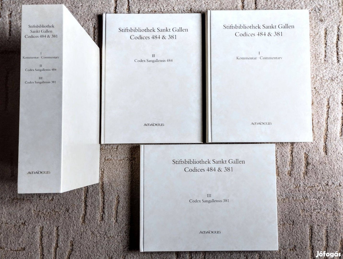Codices 484 & 381 - kódex hasonmás reprint fakszimile faksimile