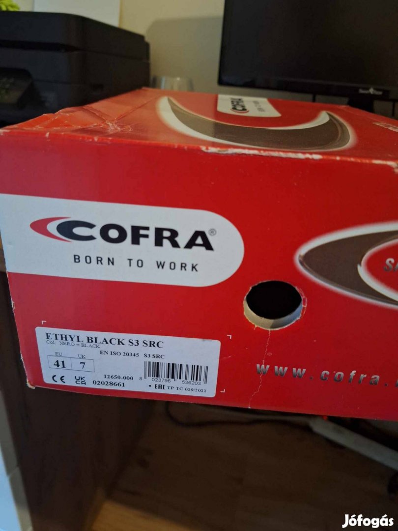Cofra Ethyl S3 Vegyszerálló Védőbakancs - 41