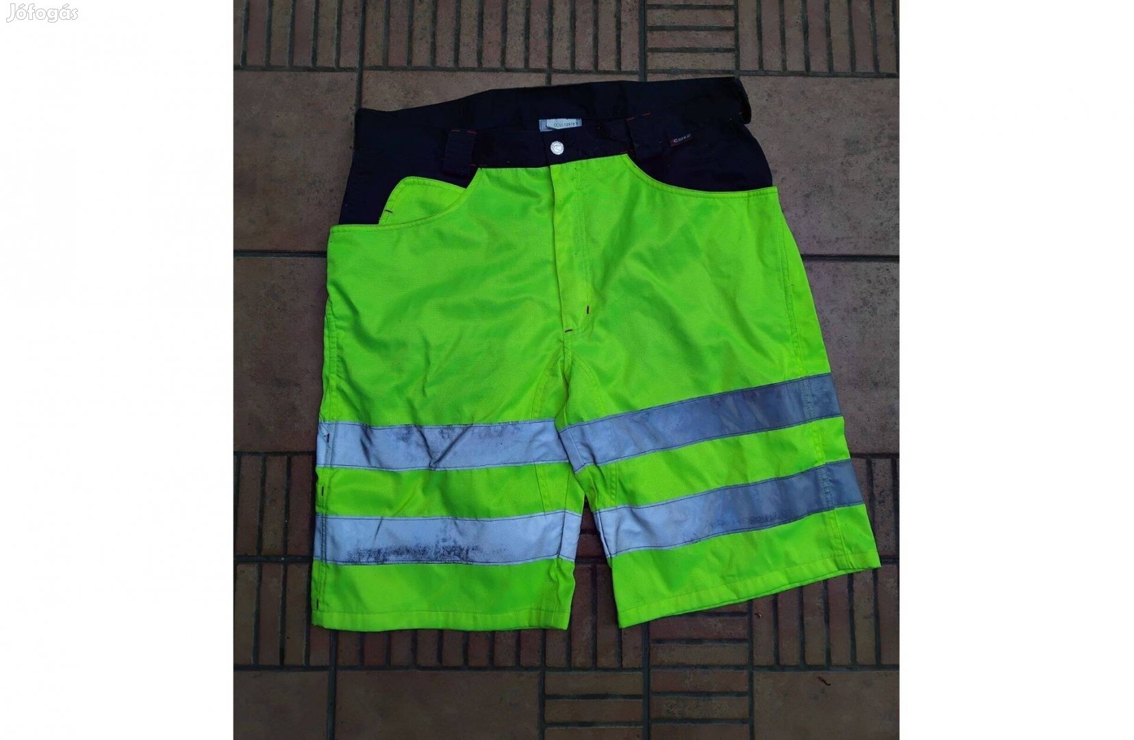 Cofra láthatósági munkásnadrág munkás rövidnadrág L