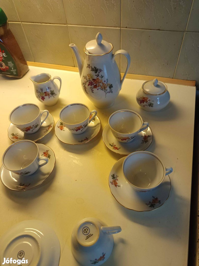 Colditz NDK porcelán kávés/teás készlet