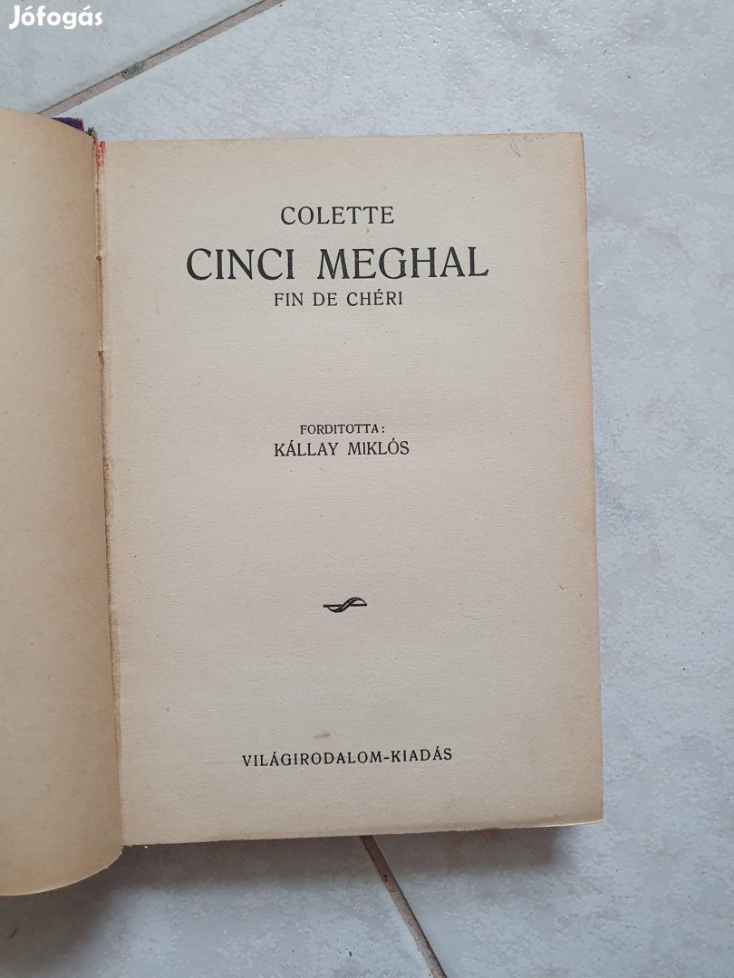 Colette - Cinci meghal