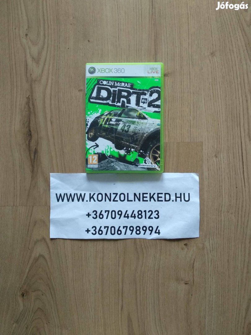 Colin Mcrae Dirt 2 Xbox 360 játék