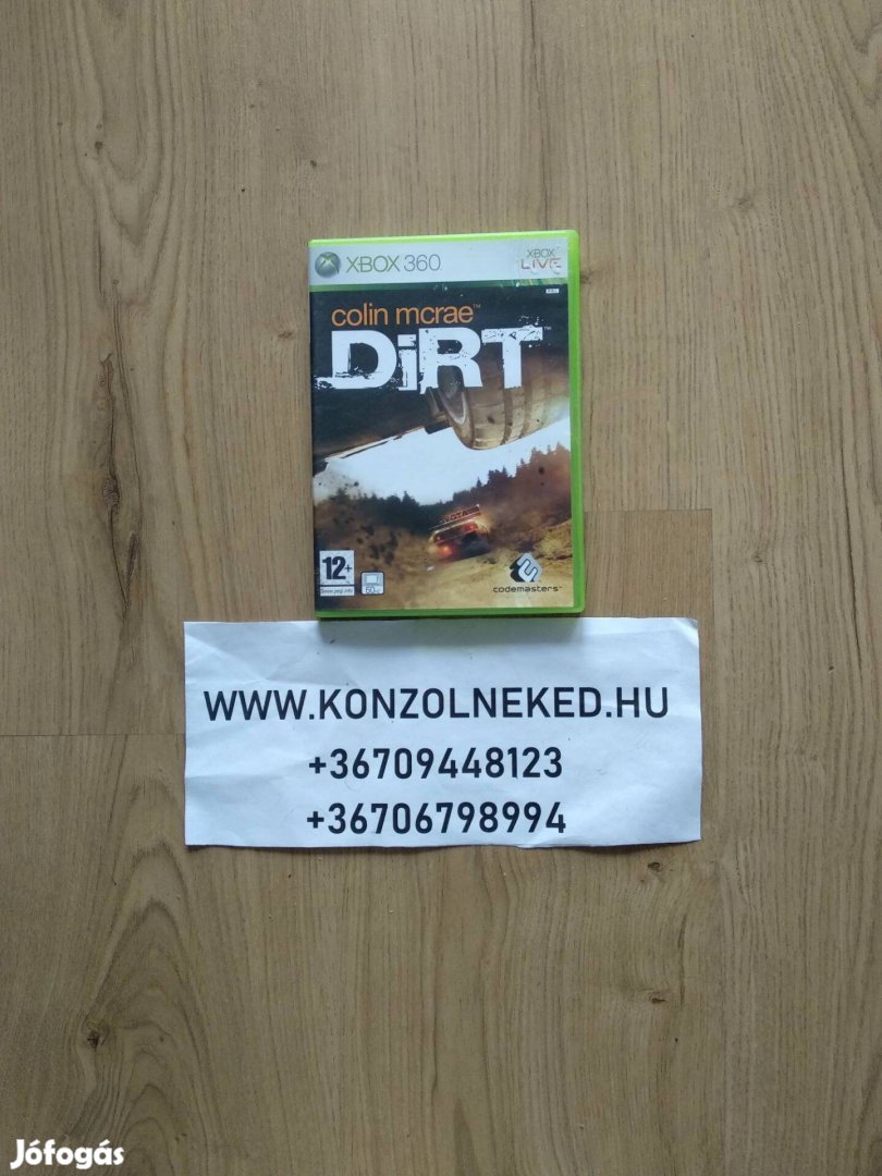 Colin Mcrae Dirt Xbox 360 játék