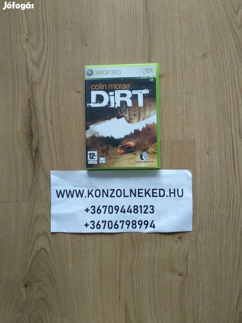 Colin Mcrae Dirt Xbox 360 játék