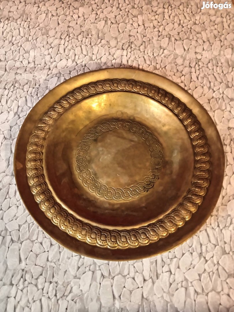 Collini sárgaréz tál