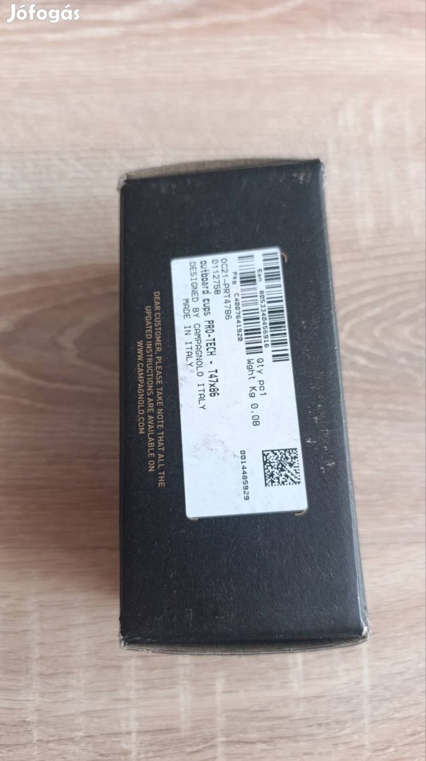 Colnago T47 Campagnolo Protech csapágy 86mm