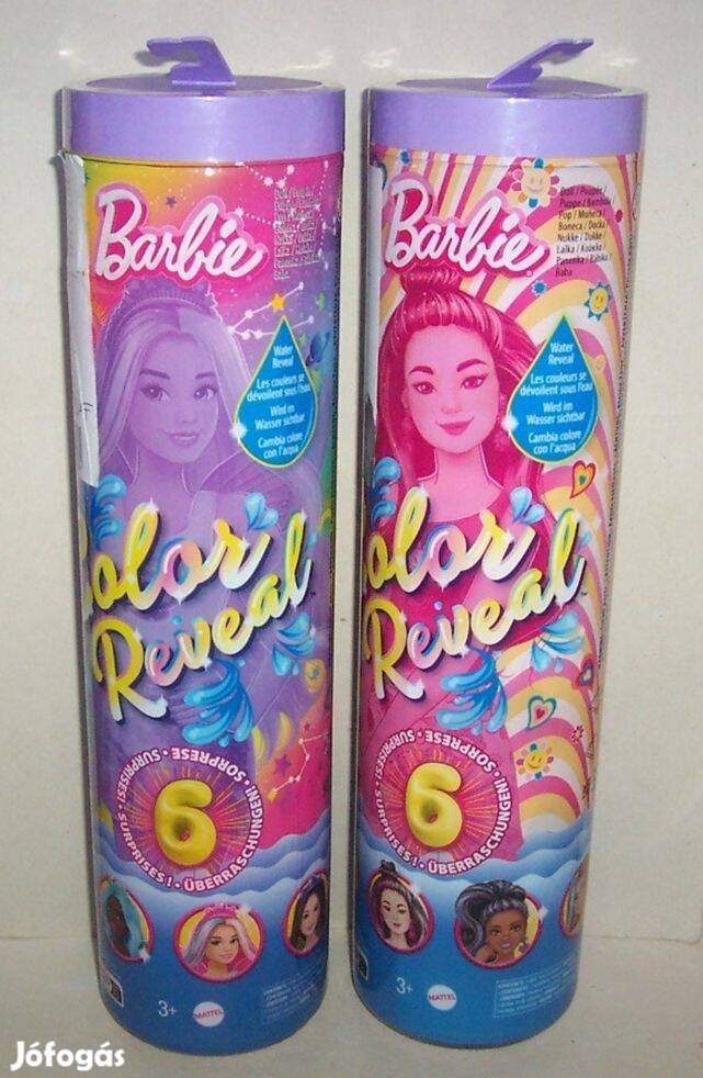 Color Reveal Barbie babák