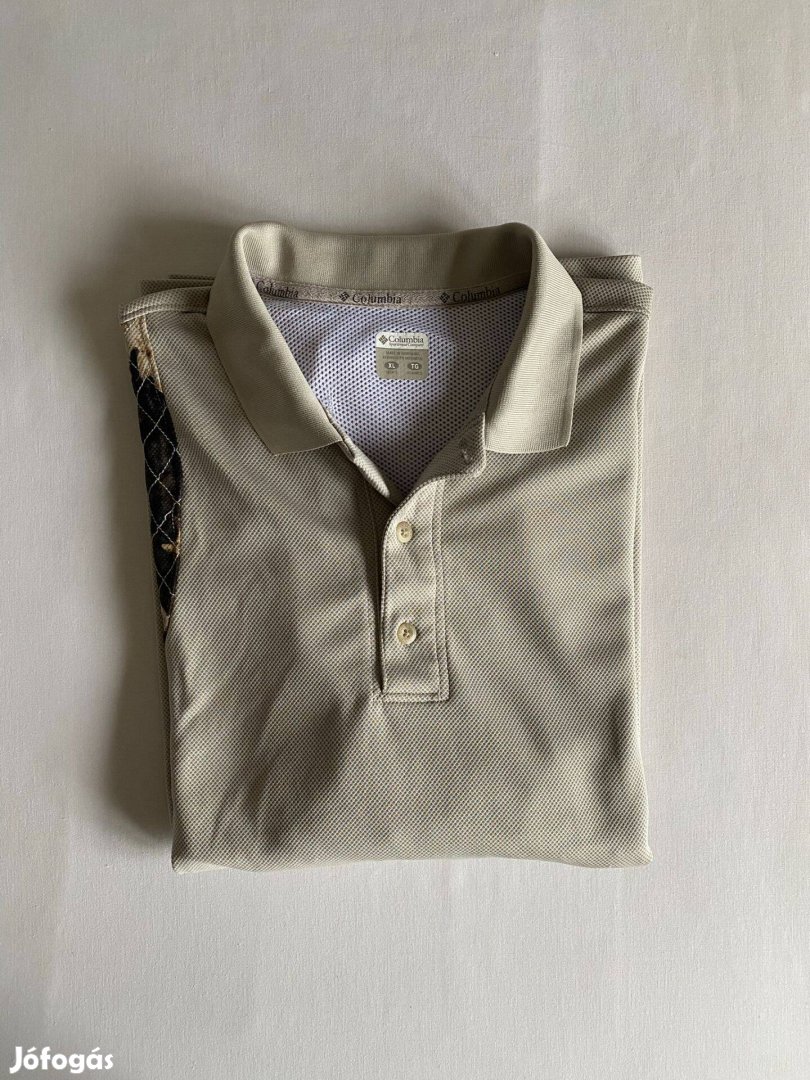 Columbia férfi hosszú ujjú galléros póló, XL XXL-es