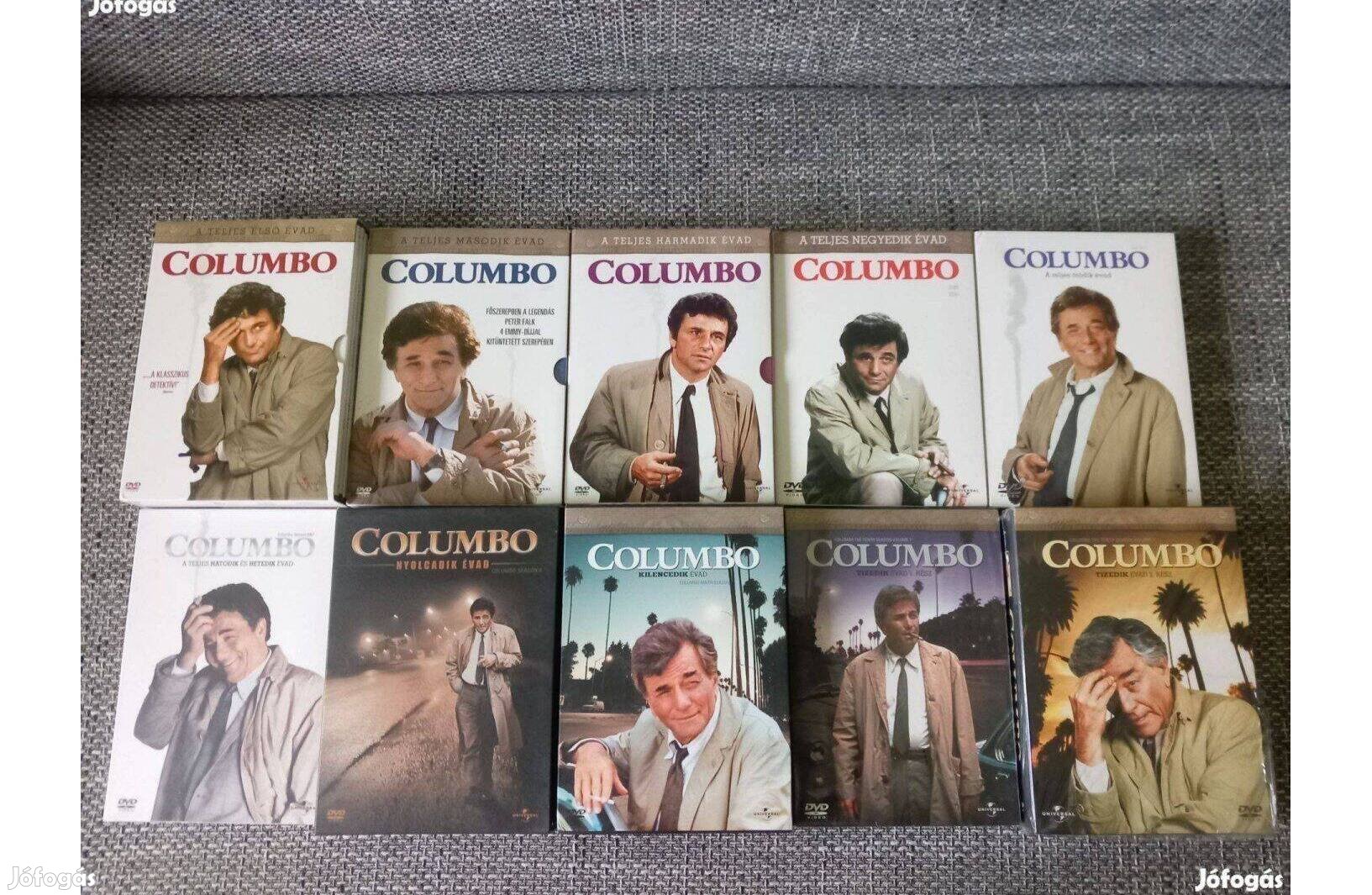 Columbo 1-10 évad DVD Gyűjtemény