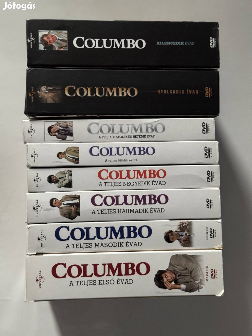 Columbo 1,2,3,4,5,6,7,8,9évad dvd