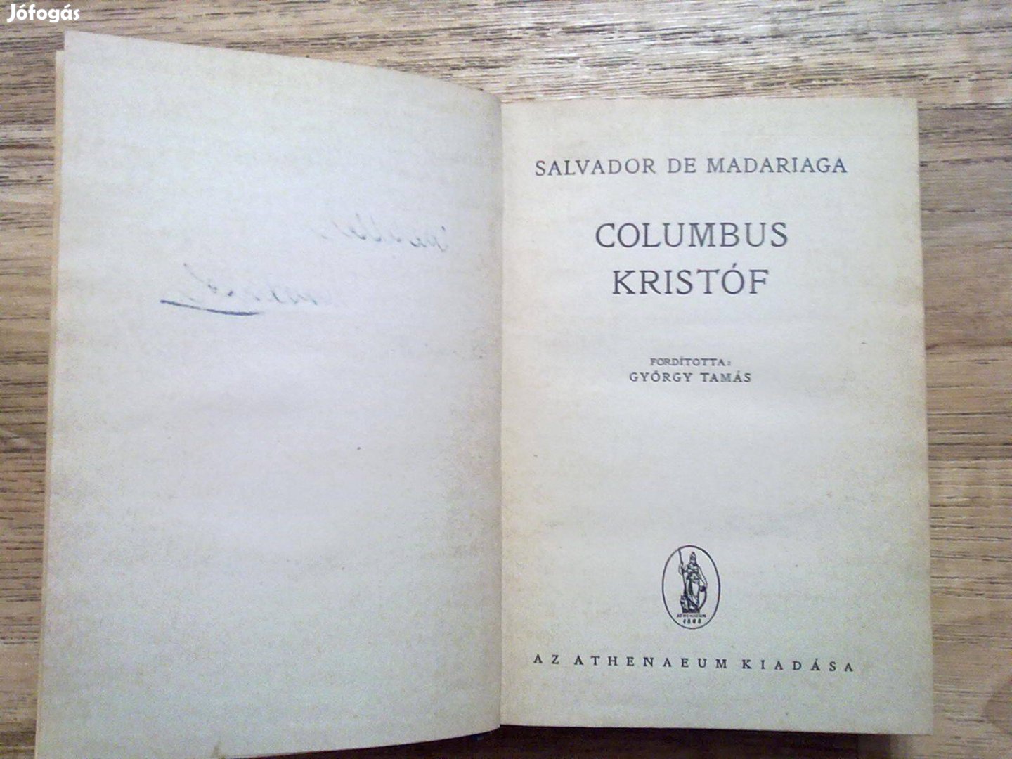 Columbus Kristóf (Az Athenaeum Kiadása)