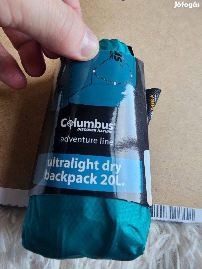 Columbus Ultra-Light Dry 20L hátizsák teljesen új cimkés a képen láth