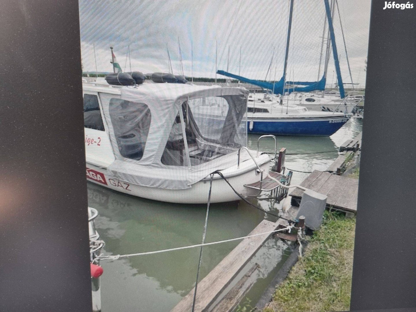 Combi Camp 24 elektromos hajó, Balatoni engedéllyel Eladó