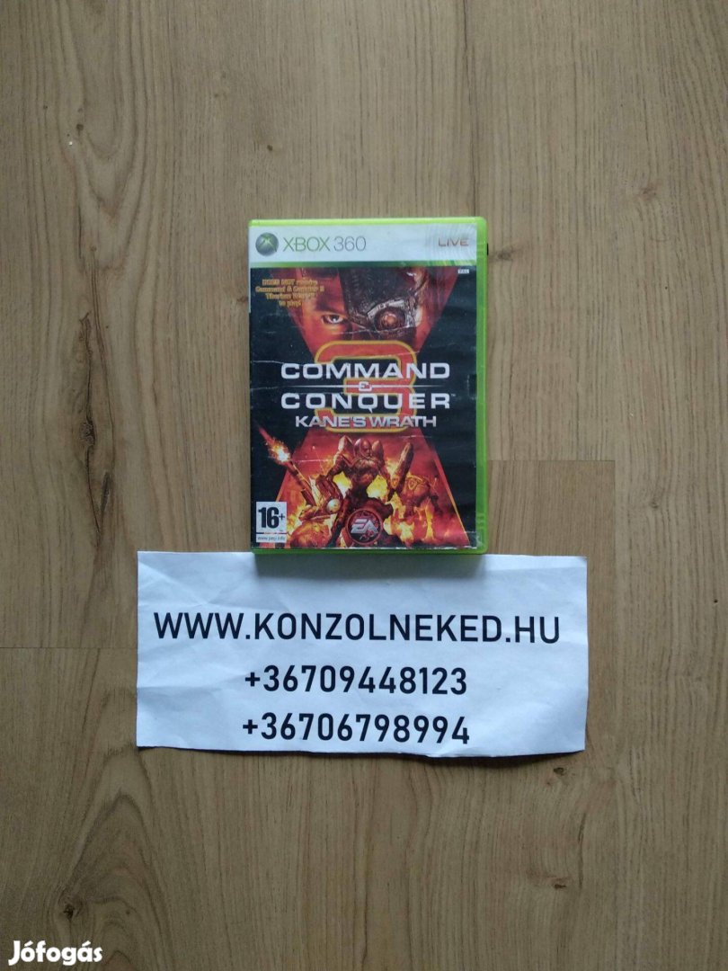 Command & Conquer 3 Kane's Wrath Xbox One Kompatibilis Xbox 360 játék