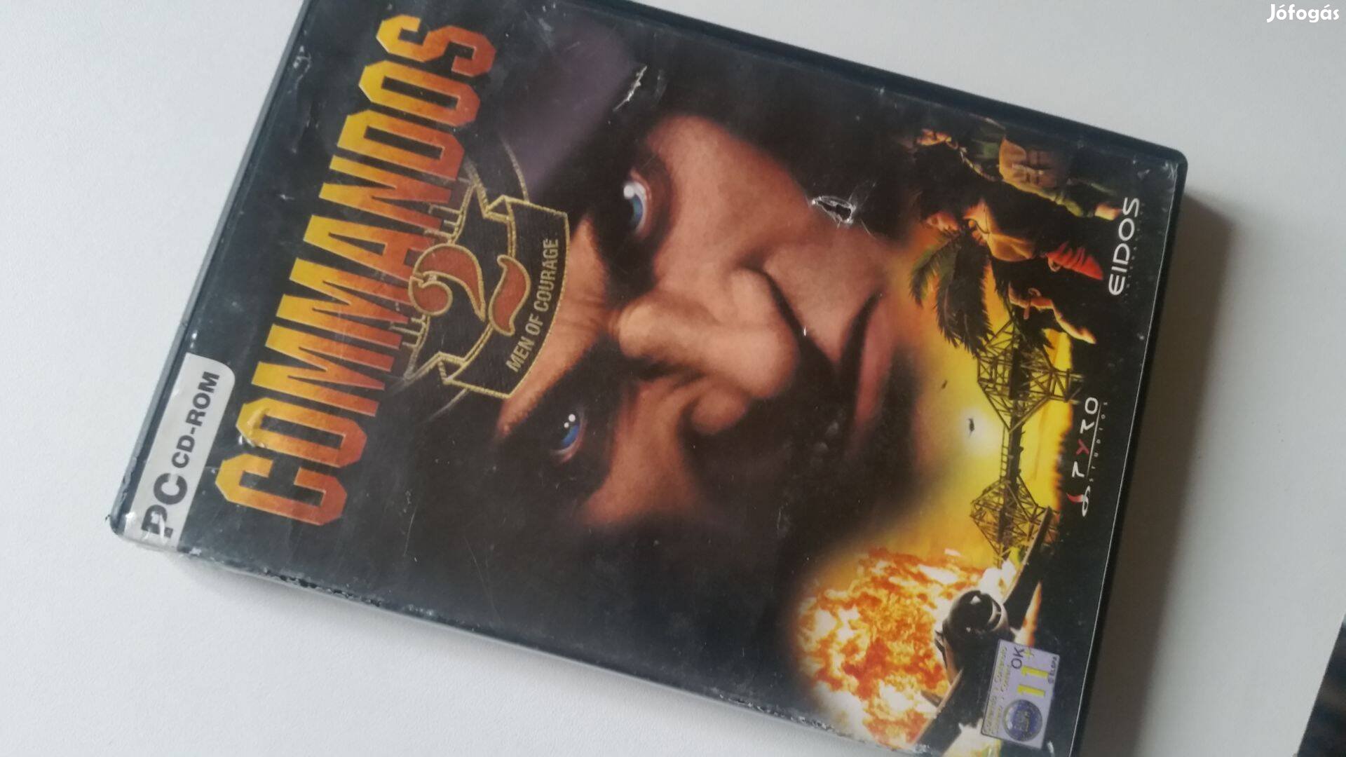 Commandos 2 Men of Courage PC CD-rom -3 CD, játék