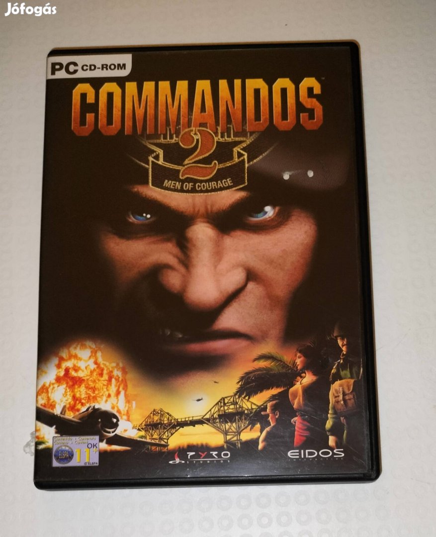 Commandos 2 pc játék 3 lemezes 