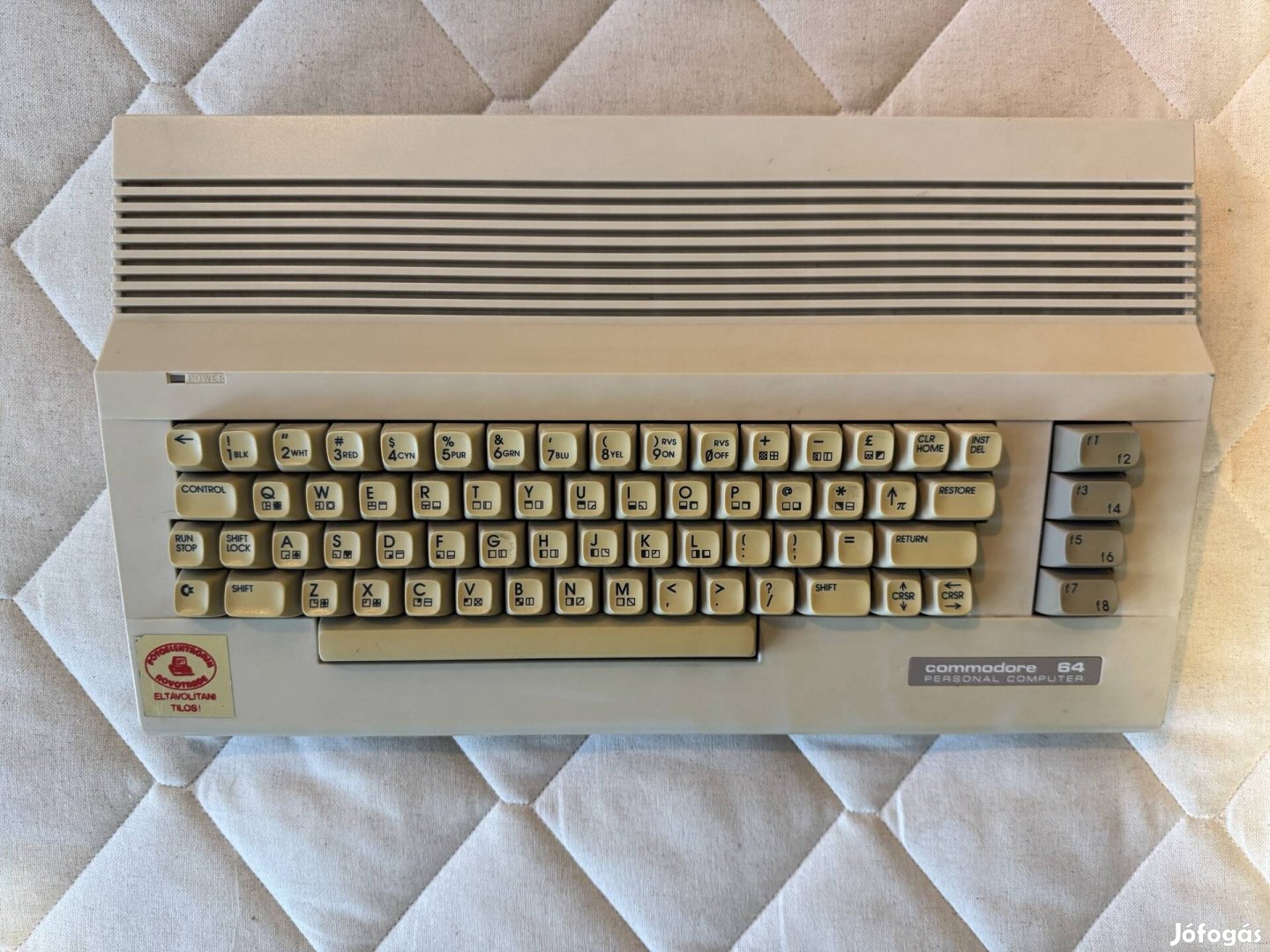 Commodore 64 64C retro számítógép tesztelve