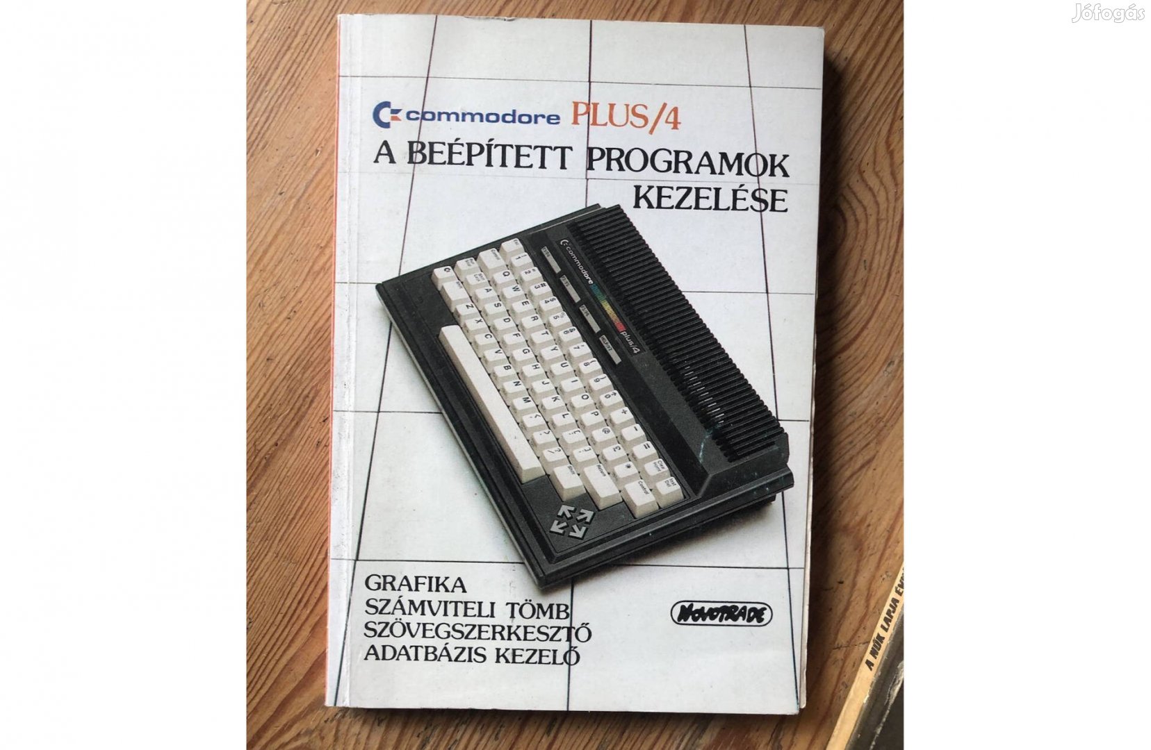Commodore Plus /4 a beépített programok kezelése könyv 3500 Ft:Lenti