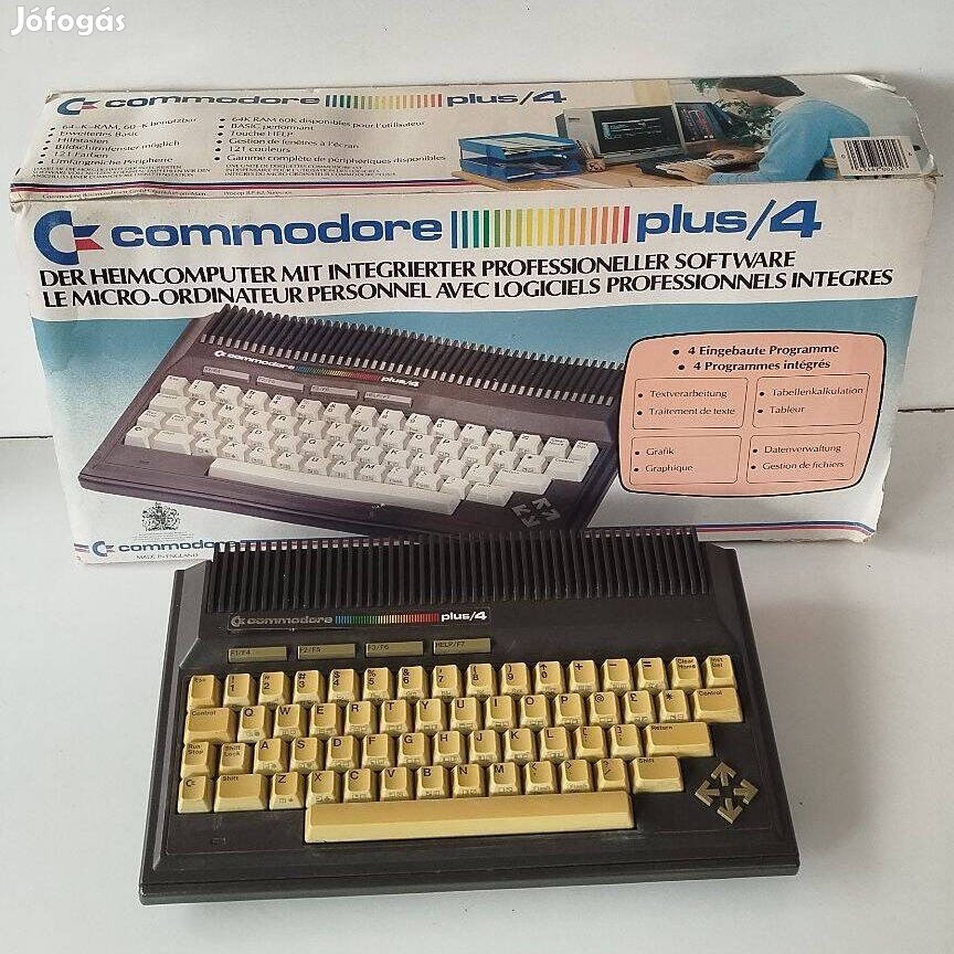 Commodore plus 4 dobozában