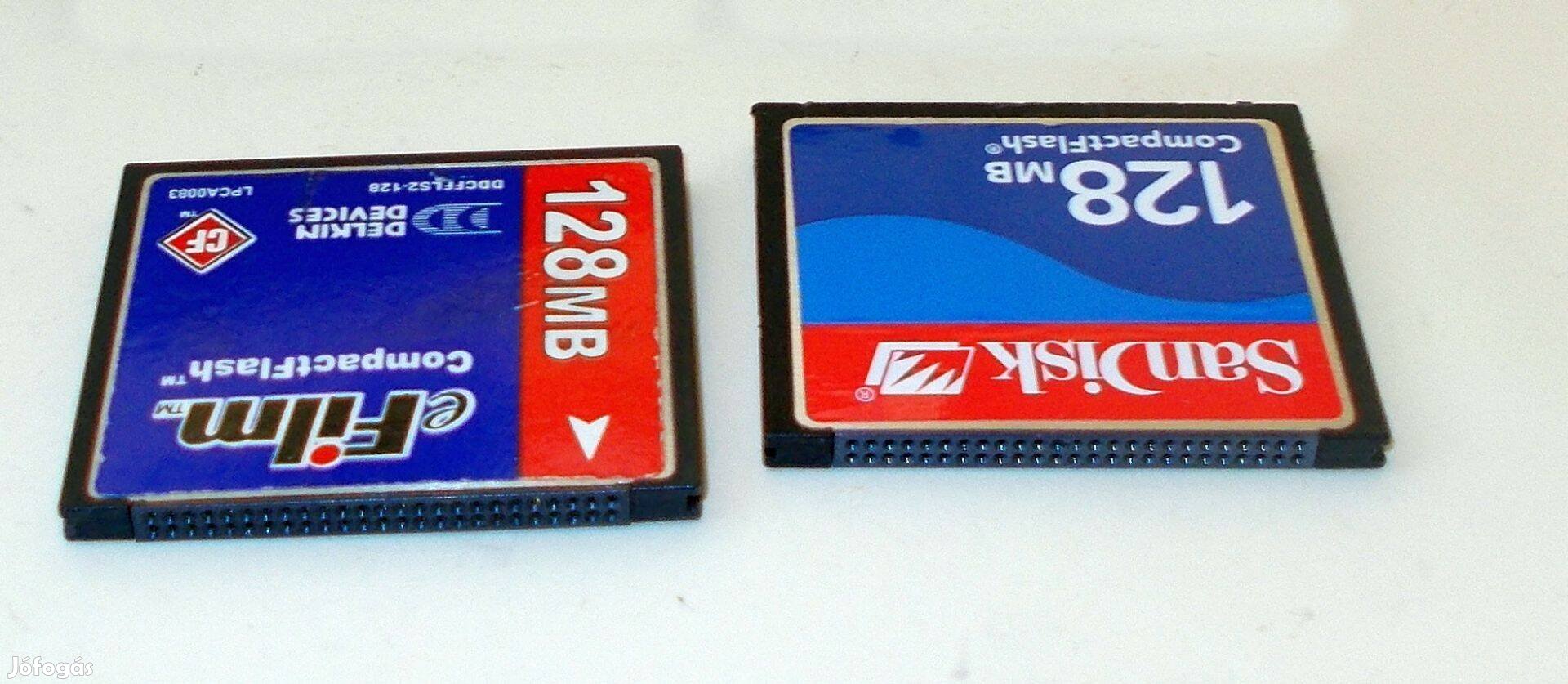 Compact Flash 128 Mb Memóriakártyák. 2900 Ft/Db