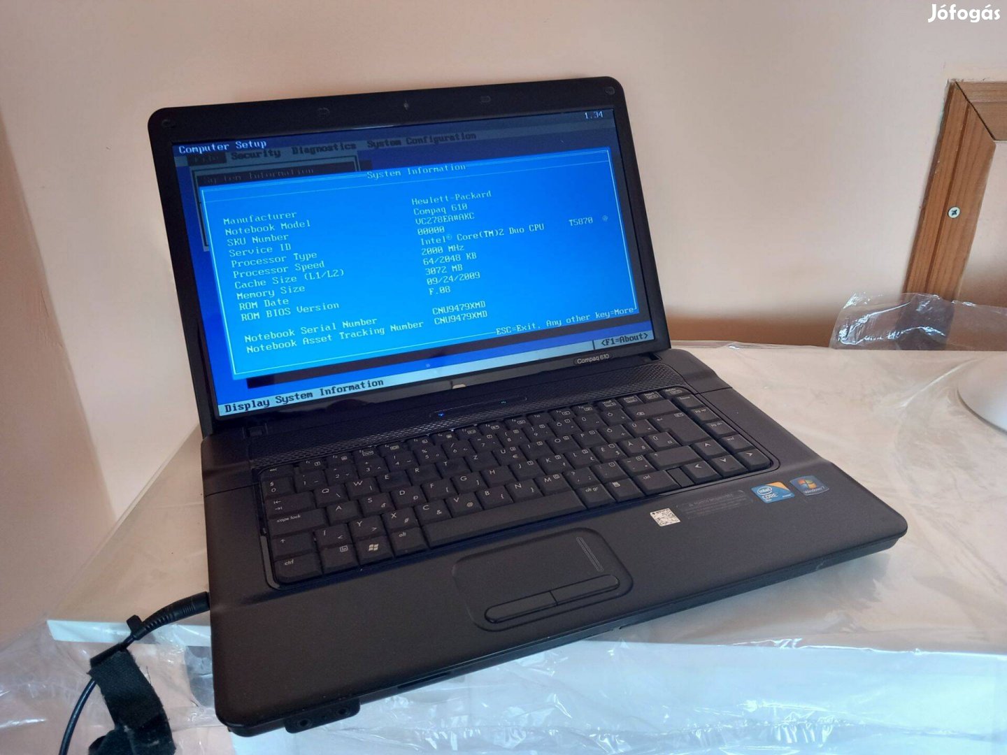 Compaq 610 notebook