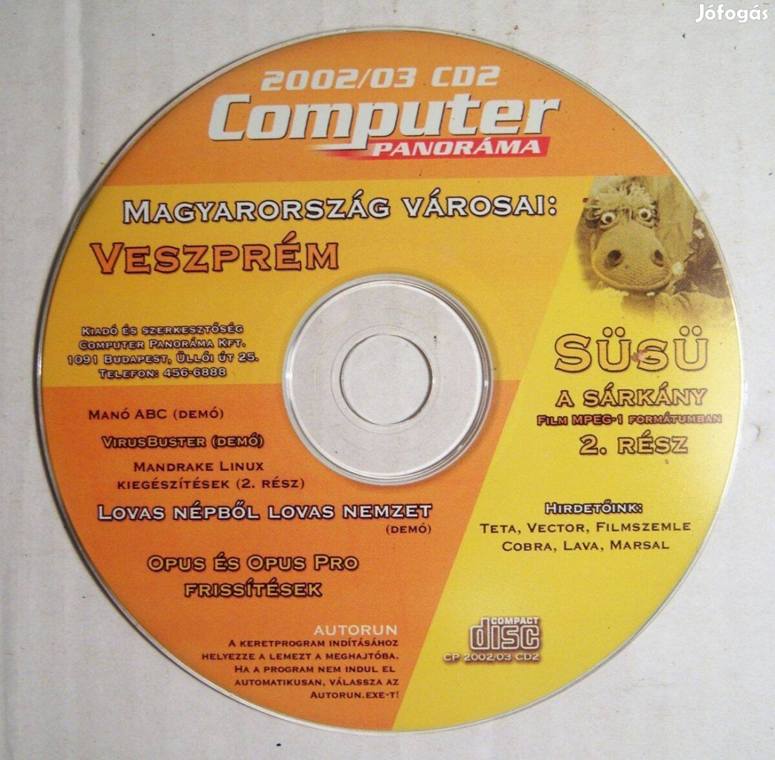 Computer Panoráma 2002/03 CD2 (jogtiszta újságmelléklet)