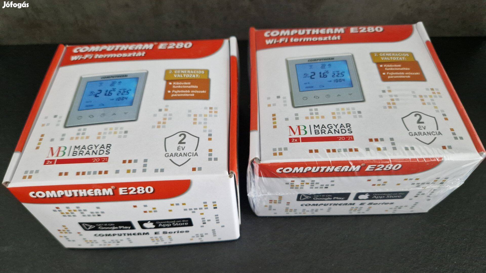 Computherm E280 wifi termosztát 2 db új bontatlan eladó