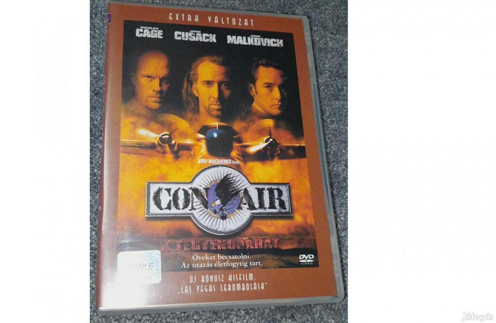 Con Air - A fegyencjárat DVD (1997) Szinkronizált karcmentes lemez