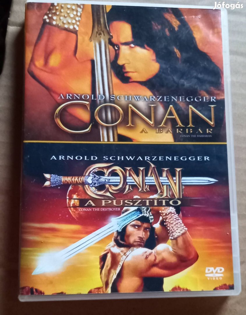 Conan a barbár/ Conan a pusztitó - fantasy dvd