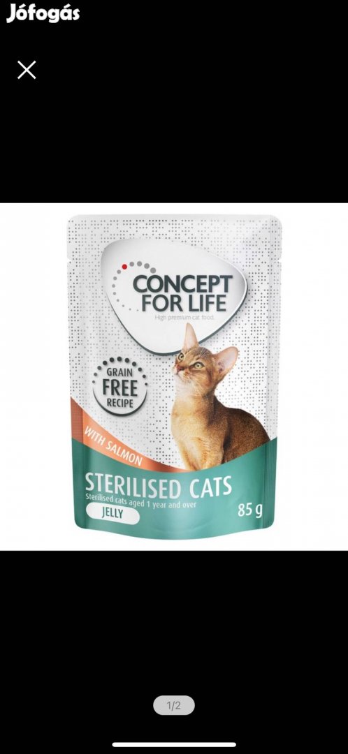 Concept for life sterilised ivartalanított macska nedves eledel