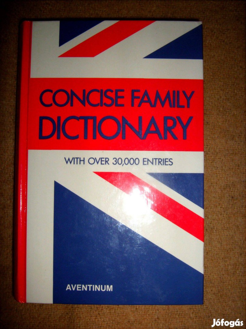 Concise Family Dictionary Brown Watson egynyelvű, ajándéknak is