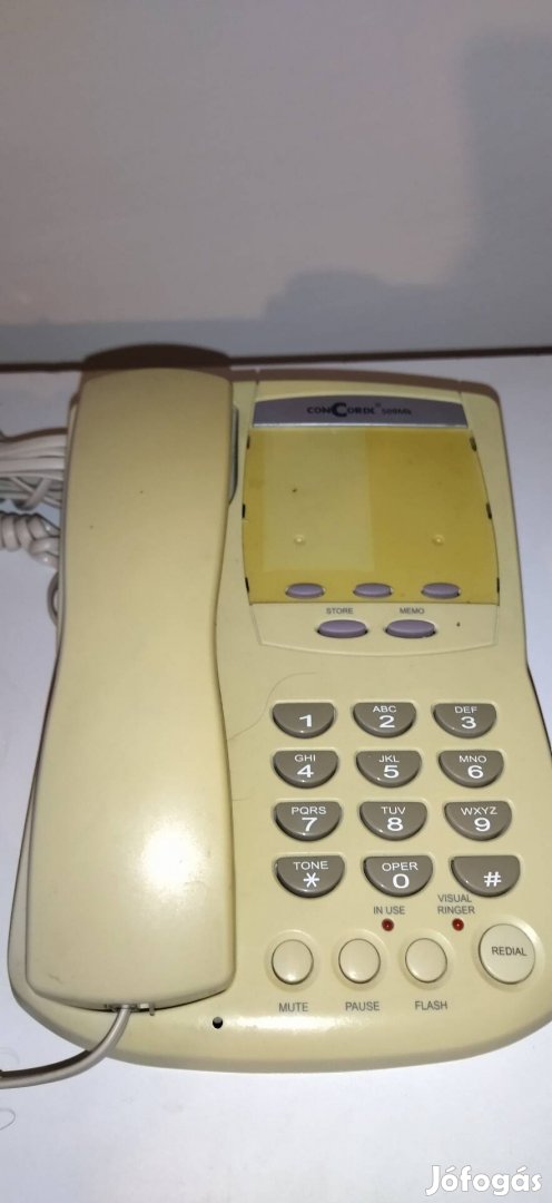 Concorde 509MK Asztali telefon fali telefonkészülék memóriával