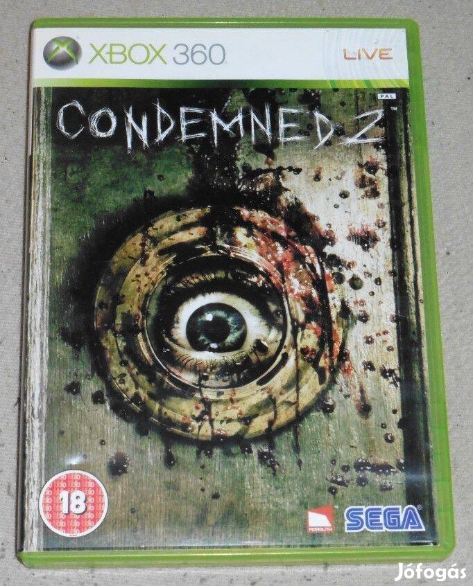 Condemned 2. (Horror, lövöldözős) Gyári Xbox 360 Játék akár féláron