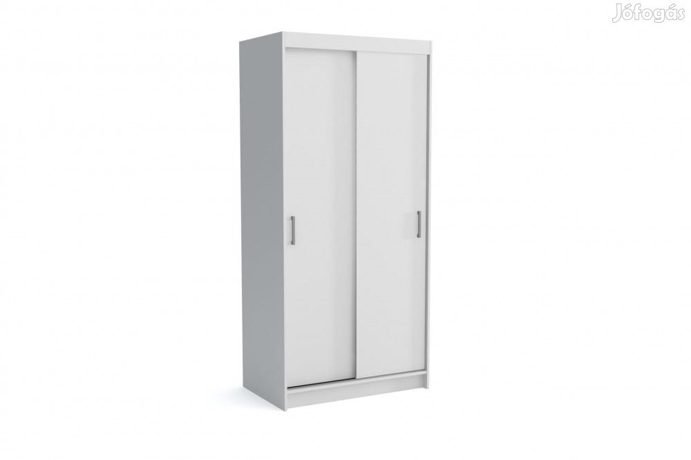Coni 100 cm, fehér gardróbszekrény Fehér