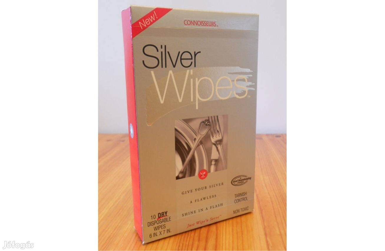 Connoisseurs Silver Wipes - ezüst eszköz tisztító kendő