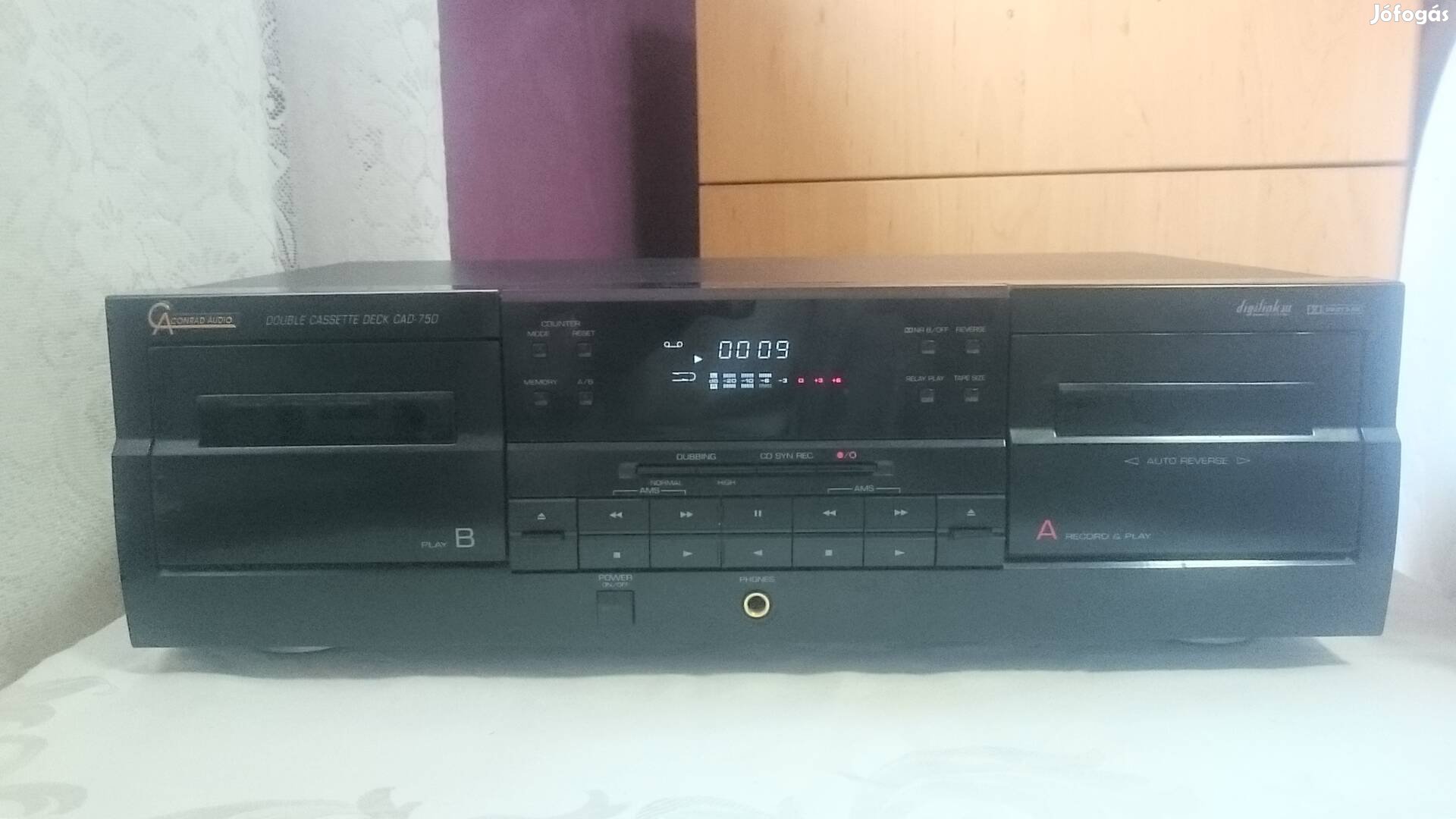 Conrad Audio CAD-750 kazettás magnó deck eladó 
