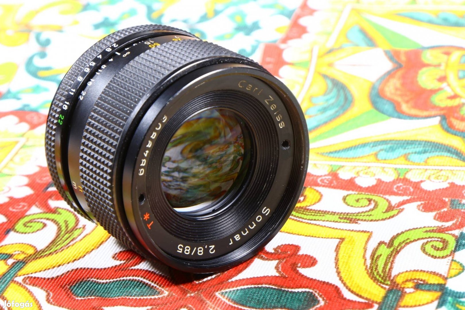 Contax 2.8 85mm Sonnar carl Zeiss cy objektív 