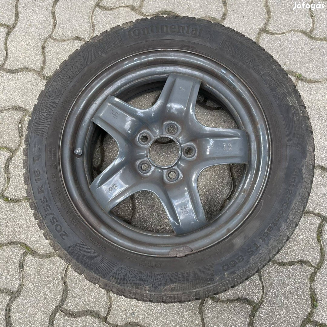 Continental 205/55 R16 téligumi, felnivel
